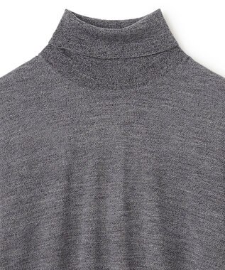 JOSEPH HOMME ウォッシャブルメリノ　タートルネックニット ライトグレー系