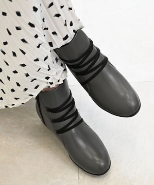 Pointer 本革防滑ショートブーツ グレー