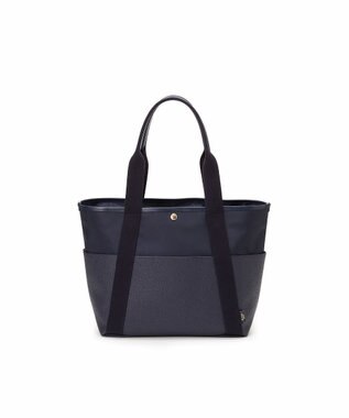 TOPKAPI 【Breath TOPKAPI】【TOPKAPI × 藤本美貴さんコラボ】スコッチグレイン 10ポケット トートバッグ L/マザーズバッグ/撥水 ネイビー