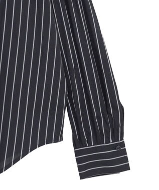 CRAFT STANDARD BOUTIQUE バックデザインレギュラーカラーシャツ Stripe Navy