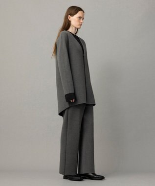 NAVE 【xNAVE】川上桃子コラボ ニットワイドパンツ グレー系