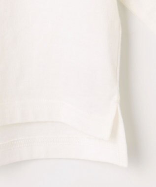 ANY KIDS 【綿100%】ロゴプリント 長袖Tシャツ オフホワイト