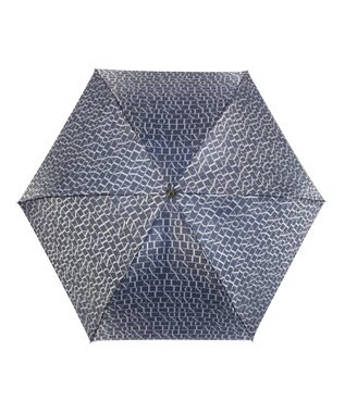 MOONBAT LANVIN COLLECTION 折りたたみ傘 カチオンジャカード ネイビーブルー