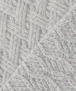 ANY SIS 【洗える】ミックスカラー ニット ライトグレー