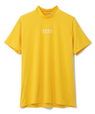 ZERO HALLIBURTON 【防透け】 モックネック Tシャツ ZHG-A4S4 82814 ゴルフウェア イエロー