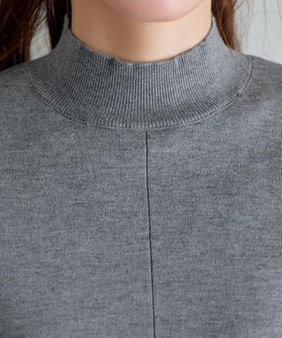 Tiaclasse ポケット付きニットチュニック グレー