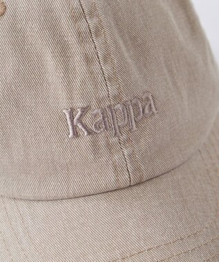 OP／FILA 【Kappa】ロゴ ヴィンテージ風キャップ グレー×ベージュ