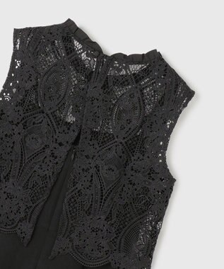 GRACE CONTINENTAL レースコンビサロペット ブラック