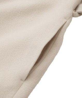YECCA VECCA ウール混ステンカラーロングコート Light Beige