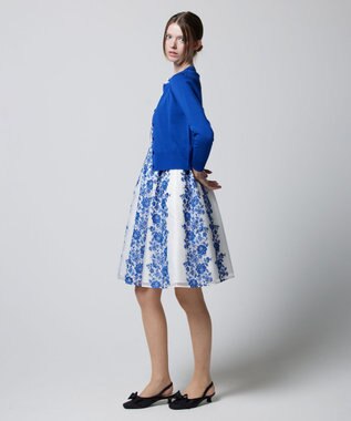 TOCCA 【洗える】BOW TIE KNIT カーディガン ブルー系