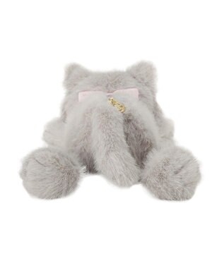 Maison de FLEUR ねこくたくたポーチ Light Gray