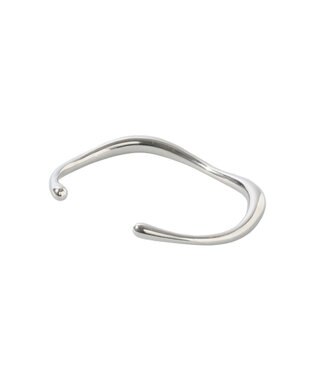 YECCA VECCA ステンレスC型バングル Silver