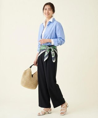 Pointer 日本製 本革ラインストラップサンダル オフホワイト