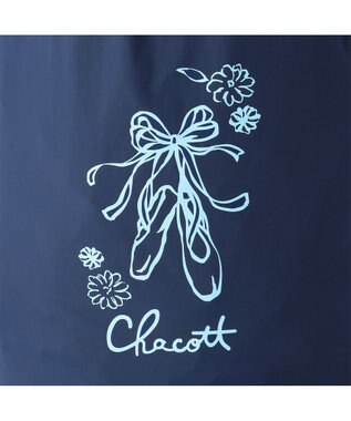 Chacott トゥリボン衣装バッグ ネイビー
