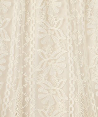 GRACE CONTINENTAL フレア刺繍スカート キナリ