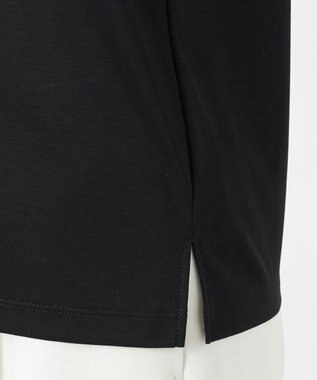 23区 【エステータ】スーピマコットン プレミアムジャージー ノースリーブTシャツ ブラック系