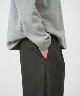 ATON KYOTO TSURIZOME COTTON | パラシュートパンツ - UNISEX CHARCOAL GRAY
