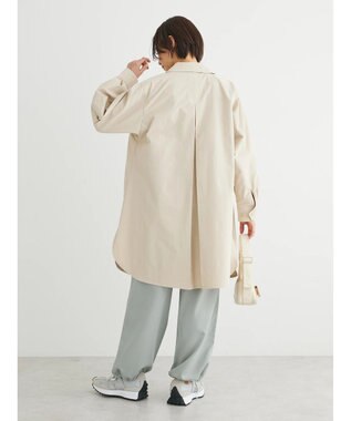 Green Parks 撥水加工　ケア楽ステンカラーミドル丈コート Light Beige