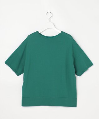 自由区 S 【大人のバイカラー】ライトクレープストレッチ プルオーバー