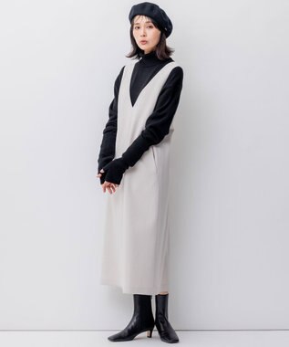 23区 ピュアカシミヤ アーム ウォーマー ブラック系