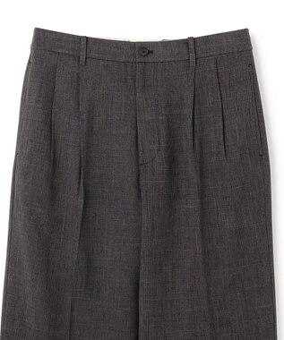 UNFILO MENS ウーリーノ 2タックスラックス グレーチェック