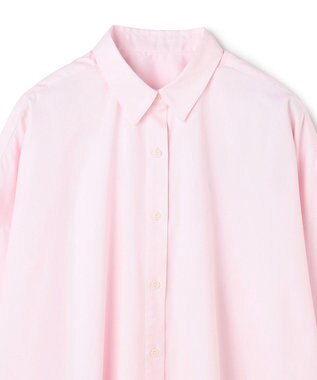 UNFILO 【WEB限定カラー】コットン オーバーシャツ ピンク