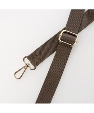 UNBILLION カシュカシュ cachecache / ヒネリ金具2wayナイロンキルティングトートM チョコ