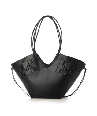 UNBILLION kakatoo メッシュ台形トートバッグ ブラック