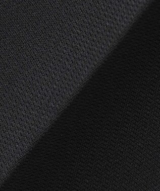 uncrave 【防シワ・洗濯機洗い可】ウォッシャブルダブルクロス テーパード パンツ ブラック