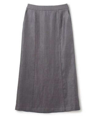 BEIGE， BURDOCK / Iラインスカート Slate