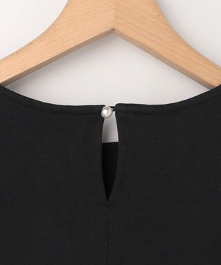 組曲 【先行予約】フレンチテリーレースコンビ カットソー ブラック系