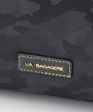 LA BAGAGERIE シャドージャカード リュックサック ブラック