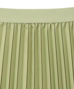 Green Parks 微光沢　プリーツスカート Mint