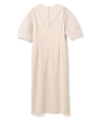 UNFILO 【VERY×UNFILOコラボ】BEAUTY MOVE シアースリーブ ワンピース アイボリー