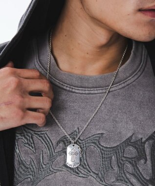 WEGO Mモチーフドッグタグネックレス 柄2