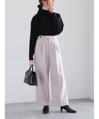 Te chichi バックパールニット ブラック