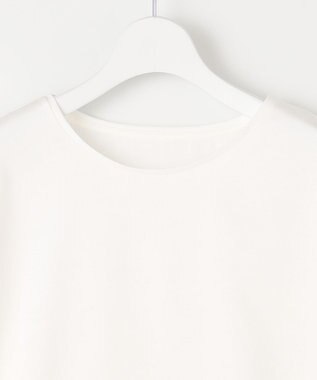 自由区 L 【洗える】ハイカウントインナー カットソー ホワイト系