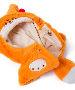 WEGO 【痛バ＆推し活グッズ】ぬいアニマルケープ10cm オレンジ