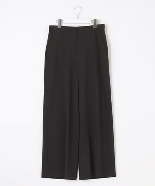 自由区 L 【洗える】ライト2WAYストレッチワイド パンツ ネイビー系