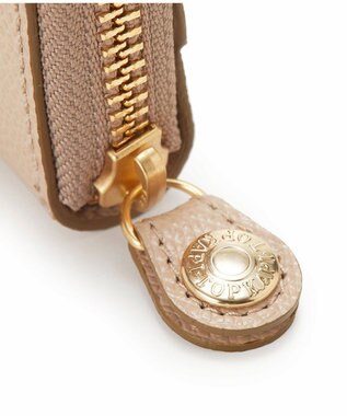 TOPKAPI 【TOPKAPI】角シボ型押し・ ラウンド 長財布 COLORATO コロラート グレージュ