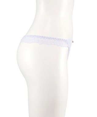 San-ai Resort（三愛水着楽園） 【northerly bra フィットシリーズ 谷間メイク】 カシュクールレースモールド Tバックショーツ M 【northerly】 ブルー