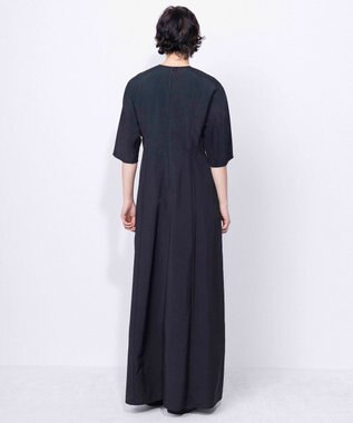 NAVE 【ReNAVE・洗える/撥水加工/接触冷感/UVケア/セットアップ】ナイロンタスラン ワンピース ブラック系