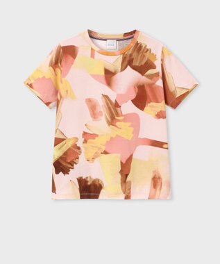 Paul Smith Floral Paint Studies 半袖Tシャツ ブラウン