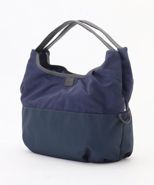 Y'SACCS シワナイロン2WAYトートバッグ Mサイズ ネイビー