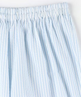 ワコール／睡眠科学 パジャマ 長袖 長ズボン 綿100%(本体) サッカー素材 レディース YDX344 睡眠科学／ワコール サックス