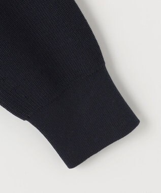 J.PRESS LADIES 【洗える】ORGANIC GASS COTTON クルーネック アウター ネイビー系