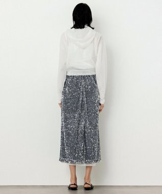 NAVE 【Nave・洗える】シアーニット パーカー ホワイト系