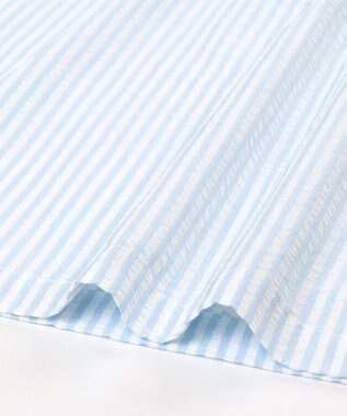 ワコール／睡眠科学 パジャマ 長袖 長ズボン 綿100%(本体) サッカー素材 レディース YDX344 睡眠科学／ワコール サックス