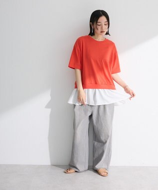 Green Parks ライトデニムワイドパンツ Indigo