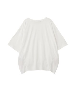 YECCA VECCA 裾ドロストデザインロゴTee Off White